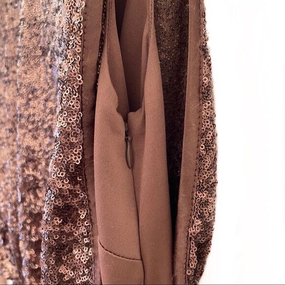 Laundry By Shelli Segal Keyhole Back Sequin Dress - Picture 8 of 9